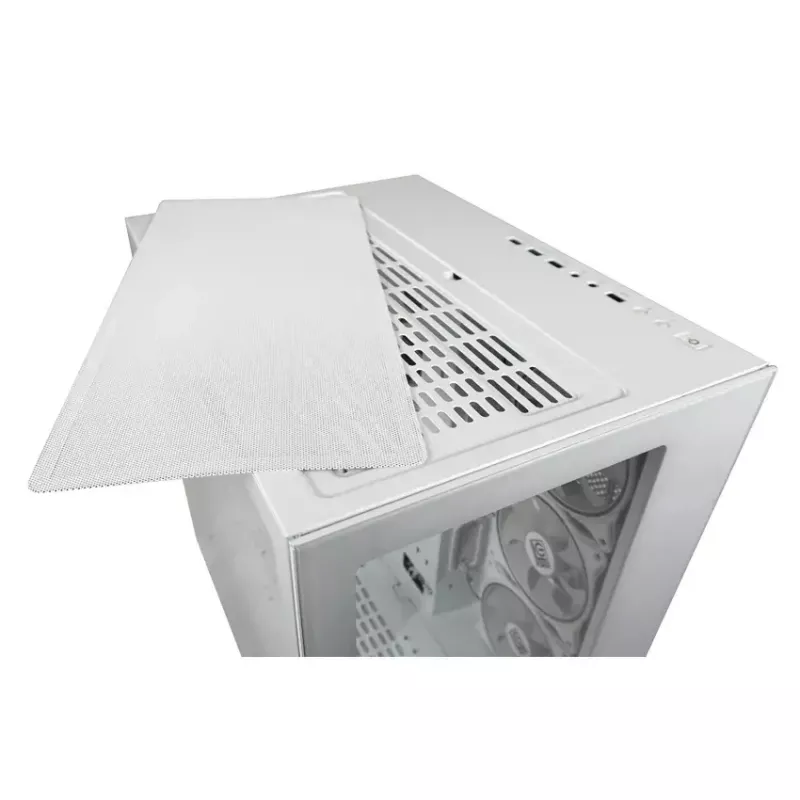Caixa de PC LC-Power Gaming 807W Midi Tower branca
