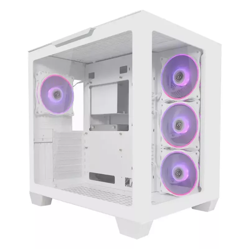 Caixa de PC LC-Power Gaming 807W Midi Tower branca