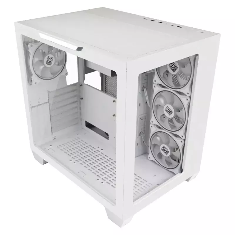 Caixa de PC LC-Power Gaming 807W Midi Tower branca