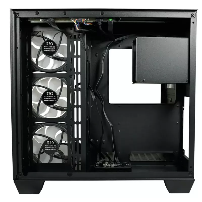 Caixa de PC LC-Power 809B Midi Tower preta