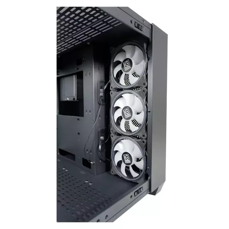 Caixa de PC LC-Power 809B Midi Tower preta