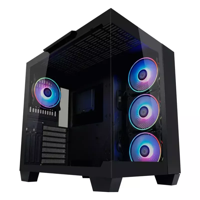 Caixa de PC LC-Power 809B Midi Tower preta