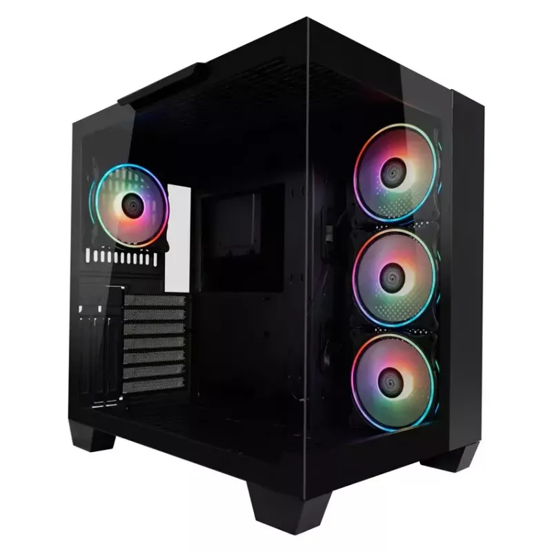 Caixa de PC LC-Power 809B Midi Tower preta