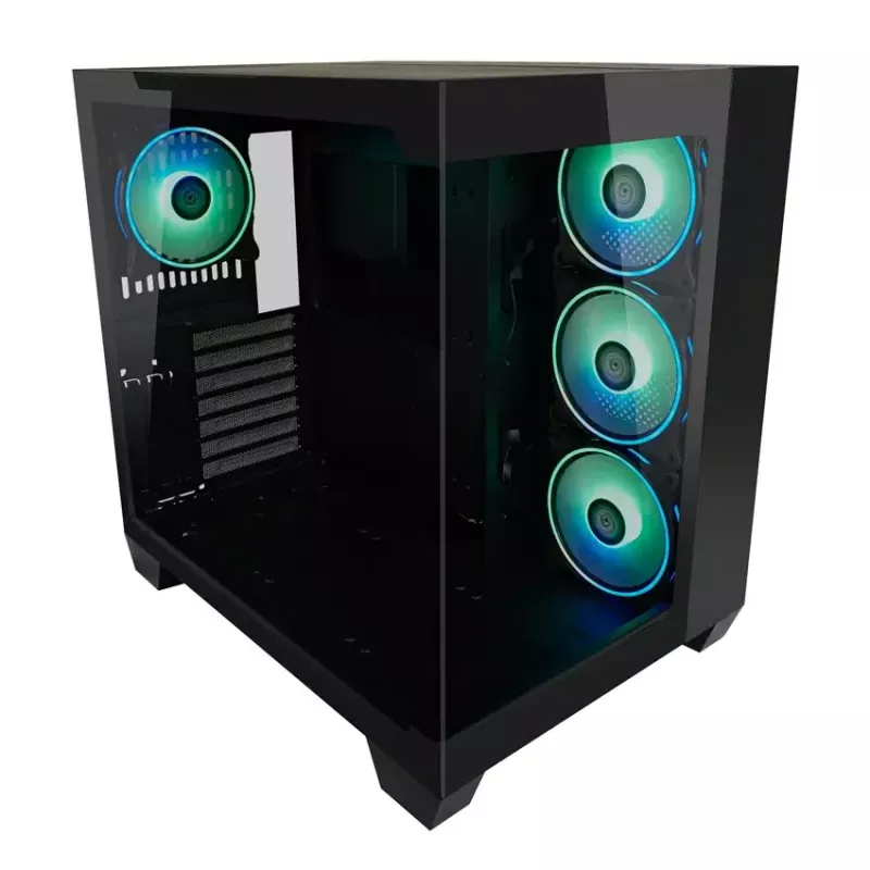 Caixa de PC LC-Power 809B Midi Tower preta