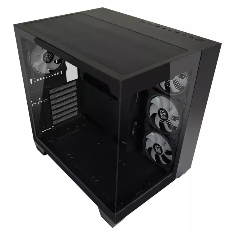 Caixa de PC LC-Power 809B Midi Tower preta
