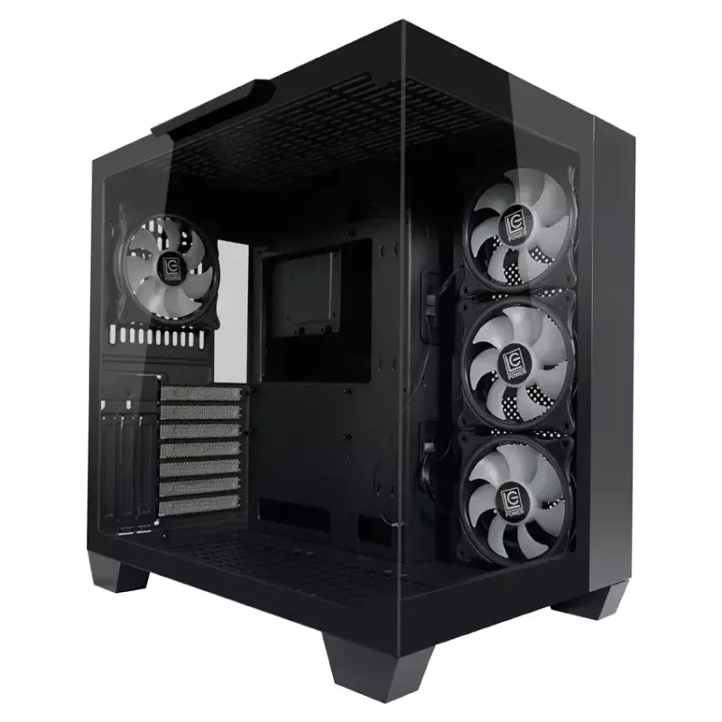 Caixa de PC LC-Power 809B Midi Tower preta