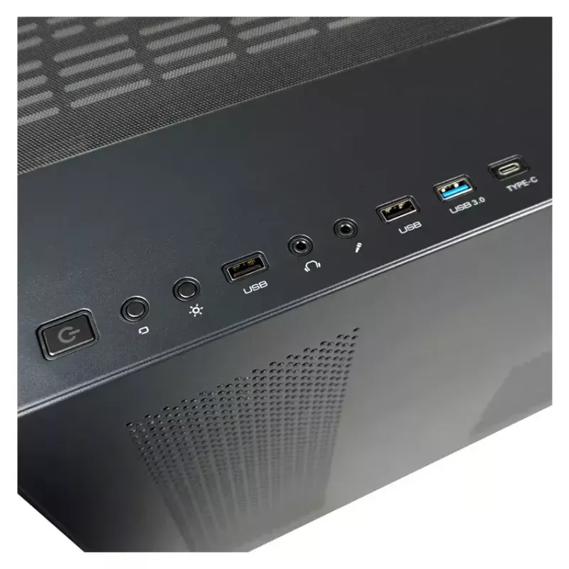Caixa de PC LC-Power 809B Midi Tower preta