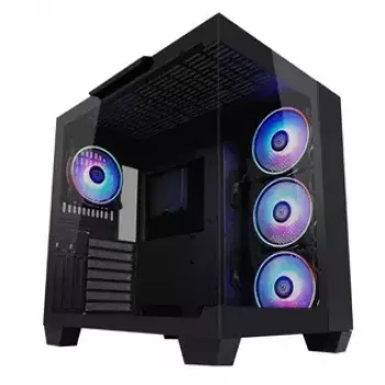 Caixa de PC LC-Power 809B Midi Tower preta