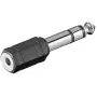 Adaptador de cabo Microconnect AUDANR 6,3 mm para 3,5 mm preto