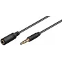 Cabo de áudio Microconnect AUDLG05G 0,5 m 3,5 mm preto