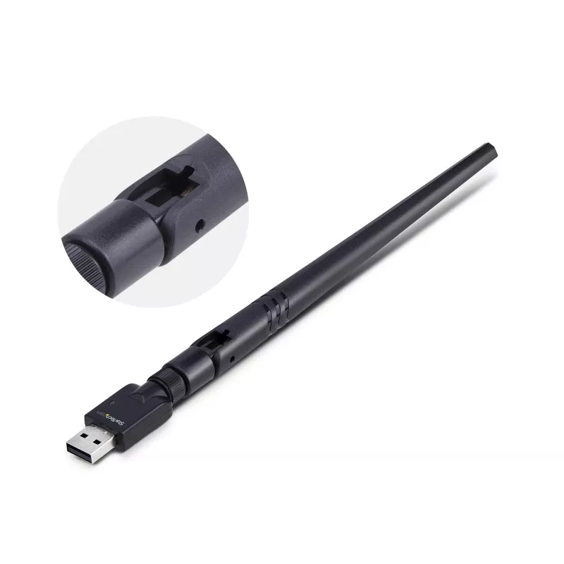 StarTech.com Adaptador USB Bluetooth 5.3 Class 1 Dongle para PC/portátil, ligação de longo alcance para teclado, rato, streaming de áudio e funcionamento em rede PAN, Windows/Linux