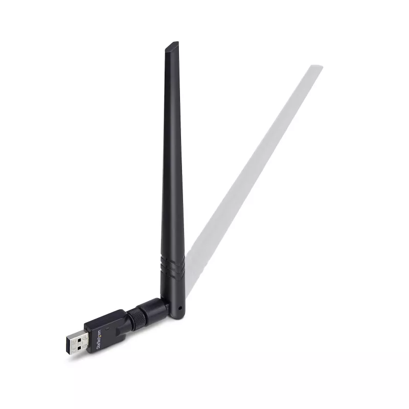 StarTech.com Adaptador USB Bluetooth 5.3 Class 1 Dongle para PC/portátil, ligação de longo alcance para teclado, rato, streaming de áudio e funcionamento em rede PAN, Windows/Linux