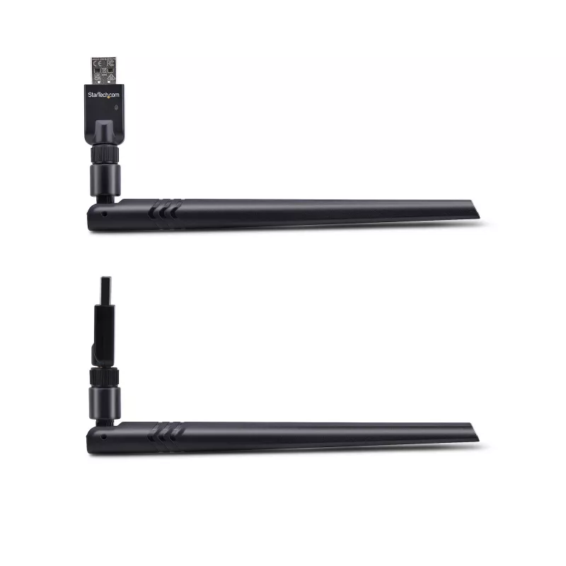 StarTech.com Adaptador USB Bluetooth 5.3 Class 1 Dongle para PC/portátil, ligação de longo alcance para teclado, rato, streaming de áudio e funcionamento em rede PAN, Windows/Linux
