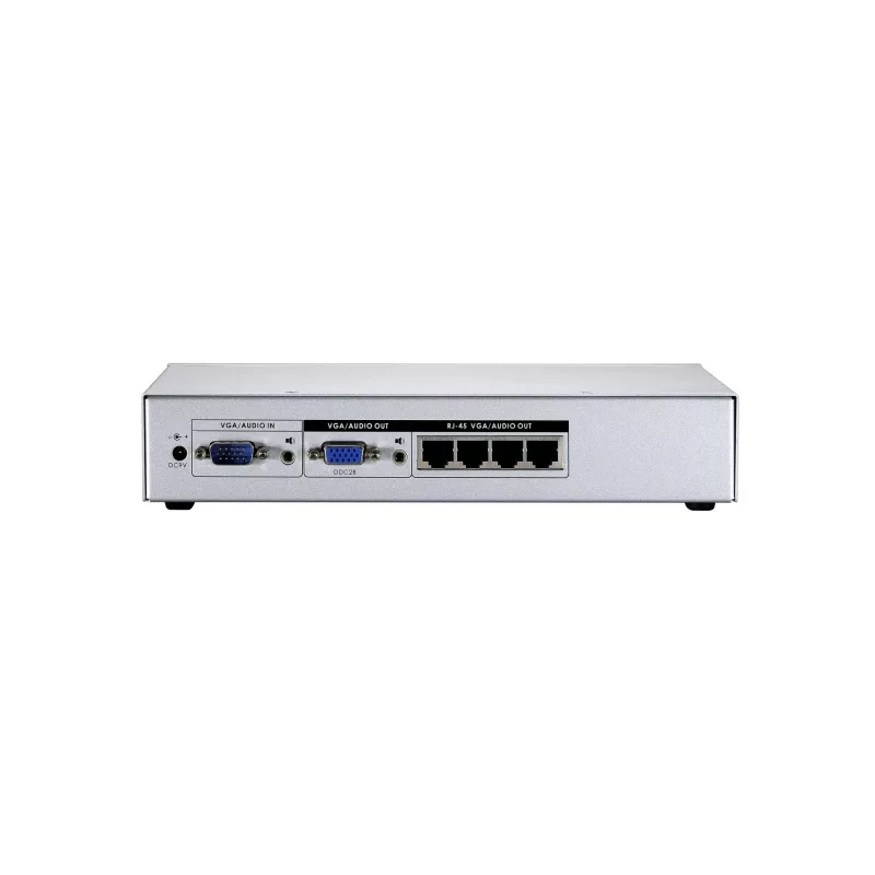 Transmissor AV LevelOne 4-Port Cat.5 Transmissor VGA