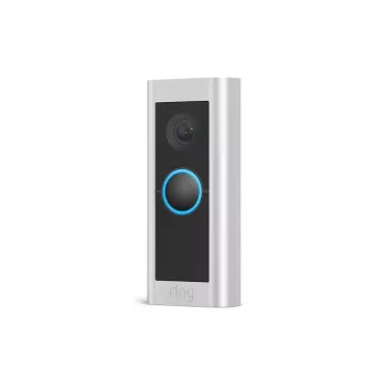 Intercomunicador de vídeo RING B0B2BNM4PV — sem fios, máx. 1920×1080 vídeo, acabamento niquelado, Wi‑Fi (802.11b/g/n/ax)