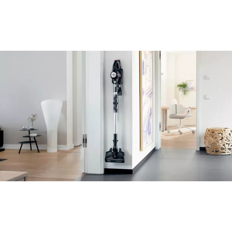 Aspirador vertical Bosch BCS712XXL, escova elétrica, bateria, a seco, sem saco, 0,3 L, preto, 3 Ah