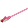 Cabo de rede Microconnect B-FTP60025PI rosa 0,25 m Cat6 F/UTP (FTP)