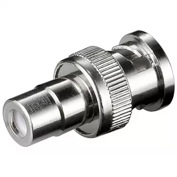 Adaptador de cabo Microconnect BNCRCAADAPTOR1 BNC RCA metálico
