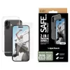 PanzerGlass SAFE. by ® Pacote de proteção 2-em-1 iPhone 16, Apple, Apple - iPhone 16, aplicação a seco, resistente a riscos, resistente a choques, transparente, 1 unid.