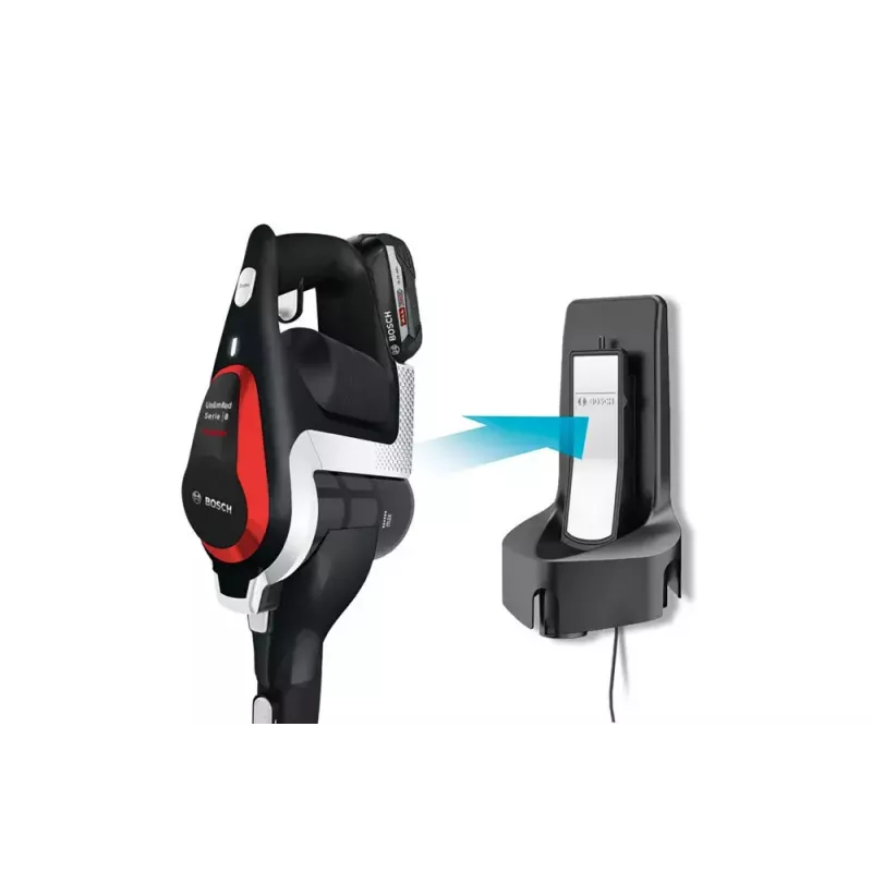 Bosch BSS81POW1 Aspirador vertical/escova elétrica bateria seco preto 5 Ah