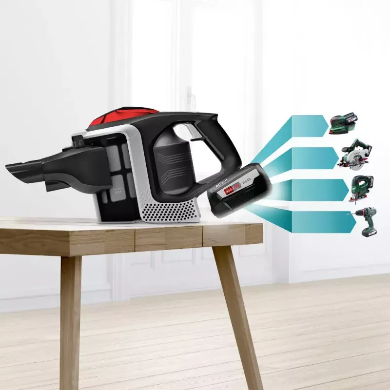 Bosch BSS81POW1 Aspirador vertical/escova elétrica bateria seco preto 5 Ah