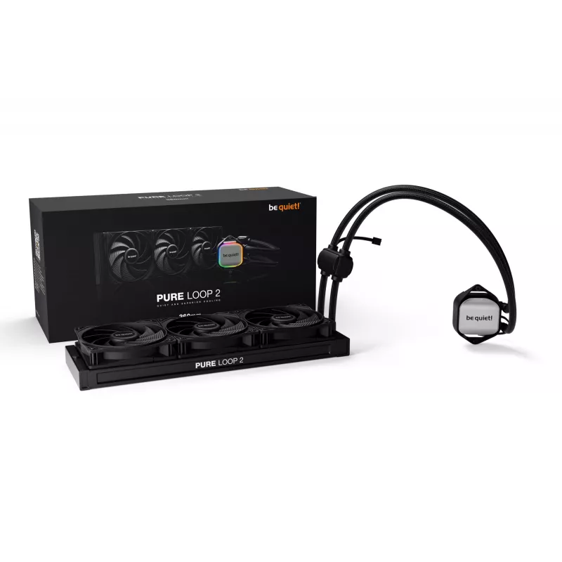 be quiet! Pure Loop 2 | 360mm refrigeração líquida tudo-em-um para processador 12 cm preto 1 unid.