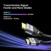 Cabo HDMI UNITEK C11086GY01-2M 2m 48 Gbit/s ARC preto cinzento