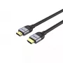 Cabo HDMI UNITEK C11086GY01-2M 2m 48 Gbit/s ARC preto cinzento