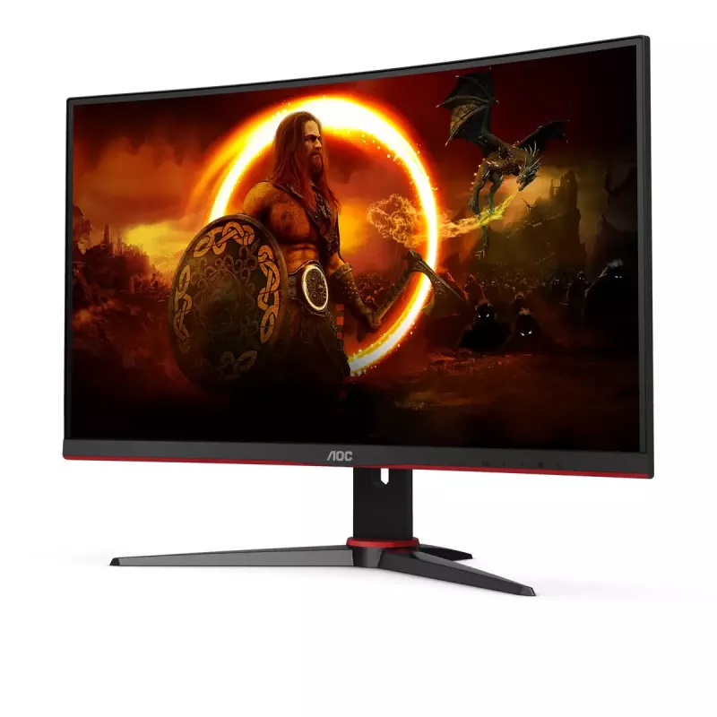 Monitor de computador AOC G2 C27G2E/BK 68,6 cm (27 polegadas) 1920 x 1080 píxeis Full HD preto, vermelho
