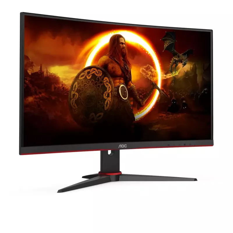 Monitor de computador AOC G2 C27G2E/BK 68,6 cm (27 polegadas) 1920 x 1080 píxeis Full HD preto, vermelho