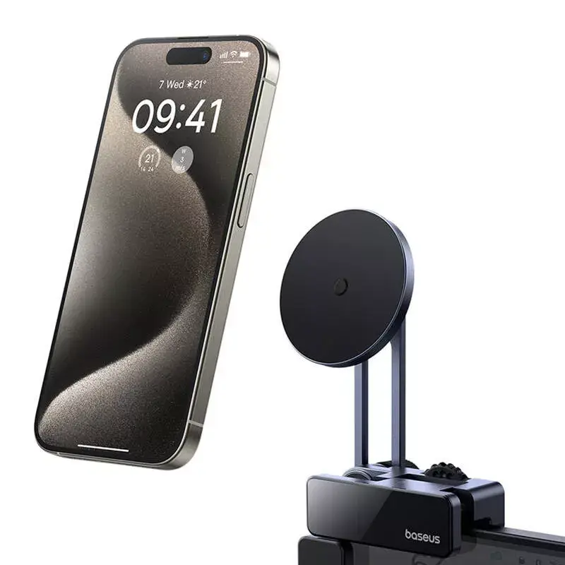 Suporte magnético de ecrã para automóvel Baseus MaxView cinzento para fixação de smartphone e tablet no ecrã do veículo