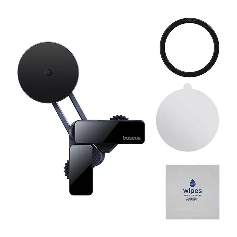 Suporte magnético de ecrã para automóvel Baseus MaxView cinzento para fixação de smartphone e tablet no ecrã do veículo