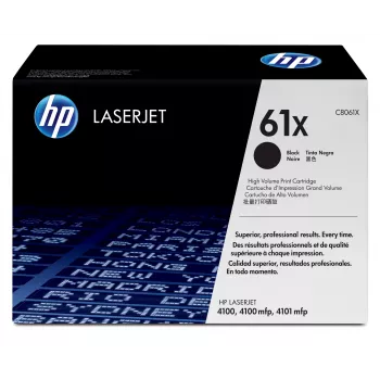 Toner original HP 61X de alta capacidade preto para LaserJet 1 unid.