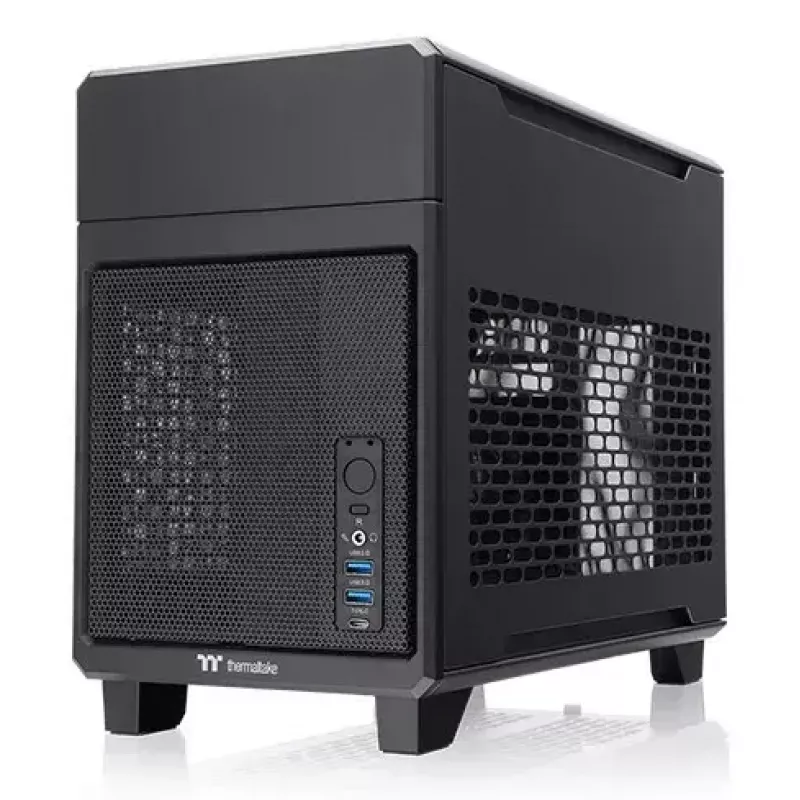 Caixa de PC Thermaltake TR100 Mini Tower preta