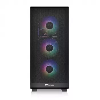 Caixa de PC Thermaltake S250 TG Midi Tower preta