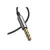 Cabo de áudio Baseus CABA01-01 0,5 m 3,5 mm USB Type-A preto