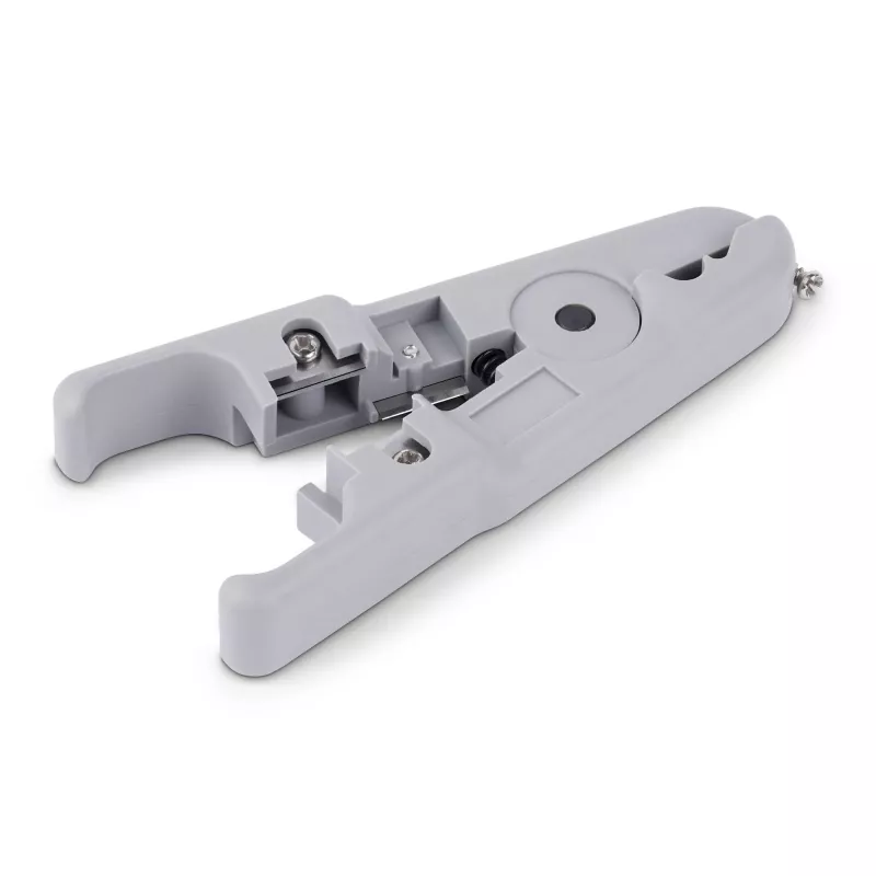 StarTech.com descarnador e cortador de cabos de rede, descarnador profissional para cabos UTP/FTP/STP/Coax, ferramenta rotativa de descarnar e cortar