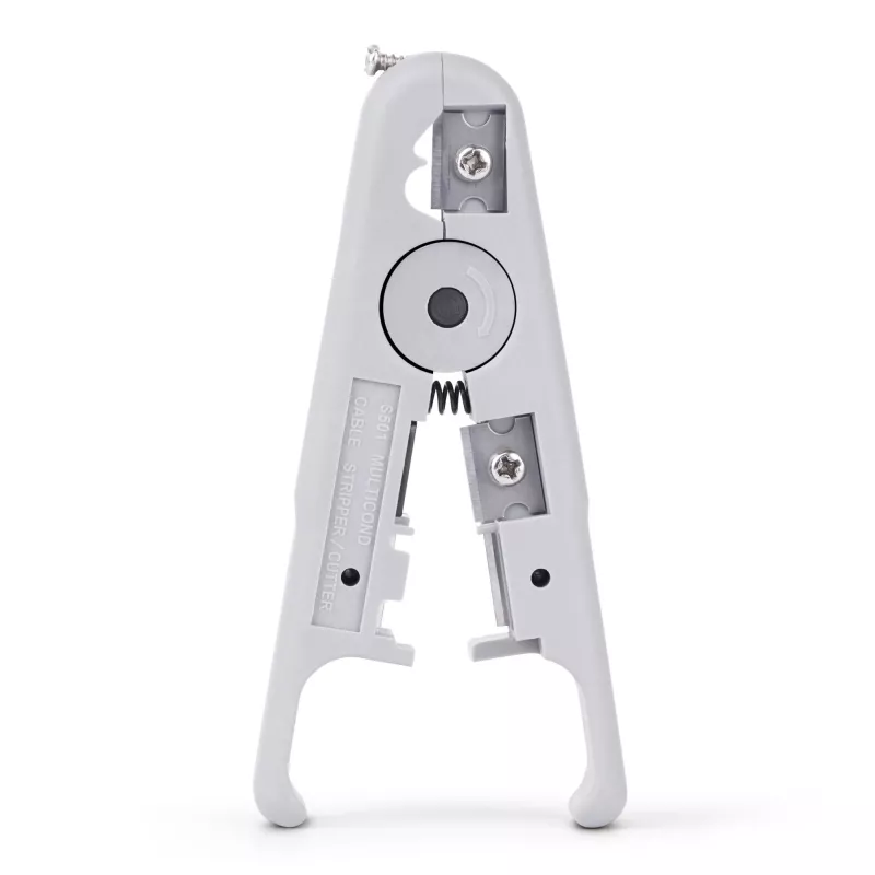 StarTech.com descarnador e cortador de cabos de rede, descarnador profissional para cabos UTP/FTP/STP/Coax, ferramenta rotativa de descarnar e cortar