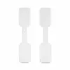 StarTech.com etiquetas para cabos de 3,5 polegadas (9cm), pack de 100, branco, etiquetas de cabos com fecho de velcro de gancho a gancho, identificação de cabos escrevíveis para gestão de cabos, etiquetas de identificação de cabos