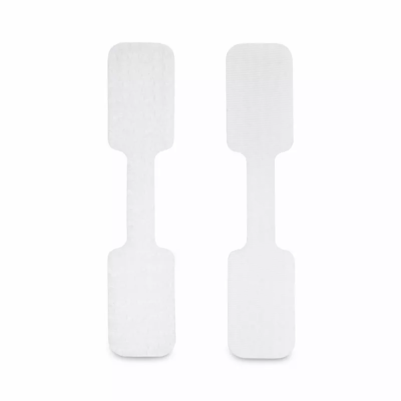 StarTech.com etiquetas para cabos de 3,5 polegadas (9cm), pack de 100, branco, etiquetas de cabos com fecho de velcro de gancho a gancho, identificação de cabos escrevíveis para gestão de cabos, etiquetas de identificação de cabos