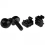 StarTech.com M5 x 12mm – parafusos e porcas de gaiola – pack de 100, preto