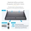 StarTech.com CABSHELF116V2PK pack de 2 prateleiras rack 1U ventiladas, 16 polegadas de profundidade