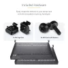StarTech.com CABSHELF116V2PK pack de 2 prateleiras rack 1U ventiladas, 16 polegadas de profundidade