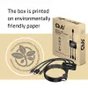 CLUB3D adaptador ativo USB Type C + HDMI™ + MiniDisplayPort™ 1.2 para HDMI™ 4K60Hz HDR M/M 32AWG
