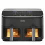 Cosori Dual Basket Chef Edition fritadeira de ar quente dupla 8,5 L de bancada 1750 W preto, prateado