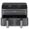 Cosori Dual Basket Chef Edition fritadeira de ar quente dupla 8,5 L de bancada 1750 W preto, prateado