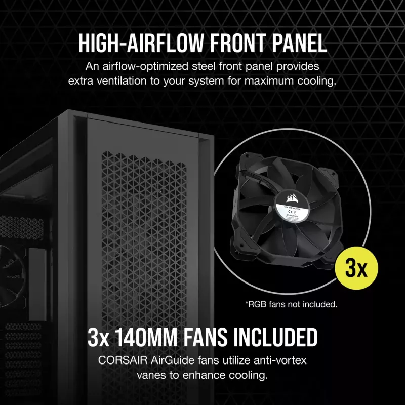 Caixa para PC Corsair 7000D Airflow Full Tower preta