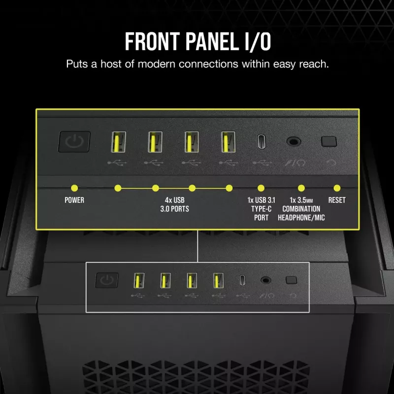Caixa para PC Corsair 7000D Airflow Full Tower preta