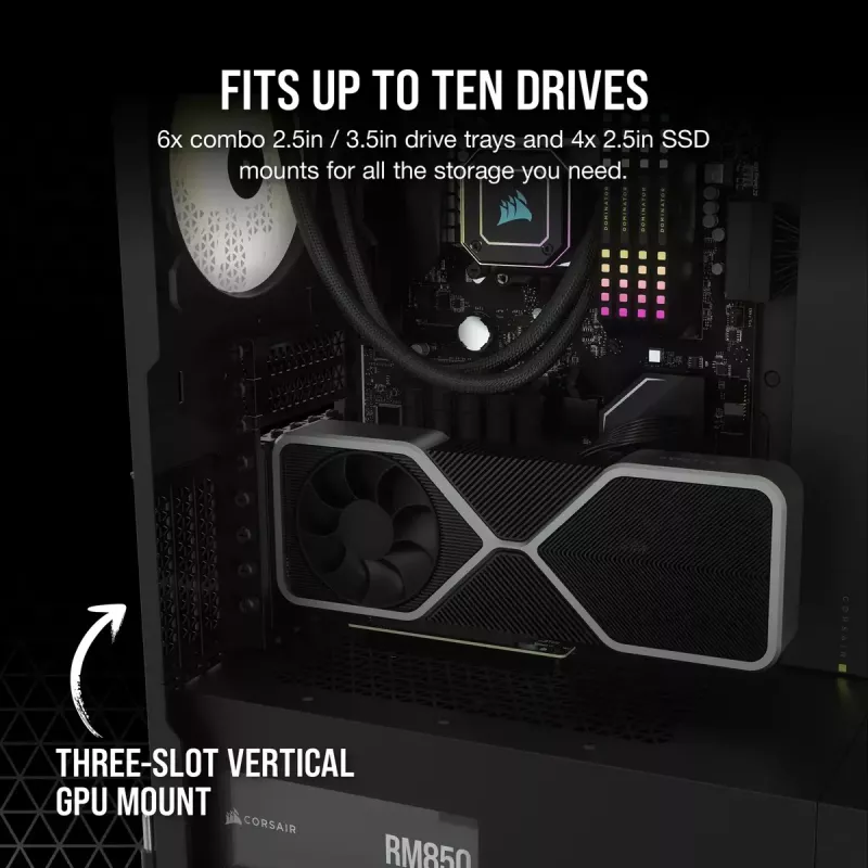 Caixa para PC Corsair 7000D Airflow Full Tower preta