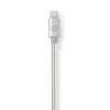 Cabo Lightning Nedis CCTB39940AL10 1m alumínio conector de 3,5 mm